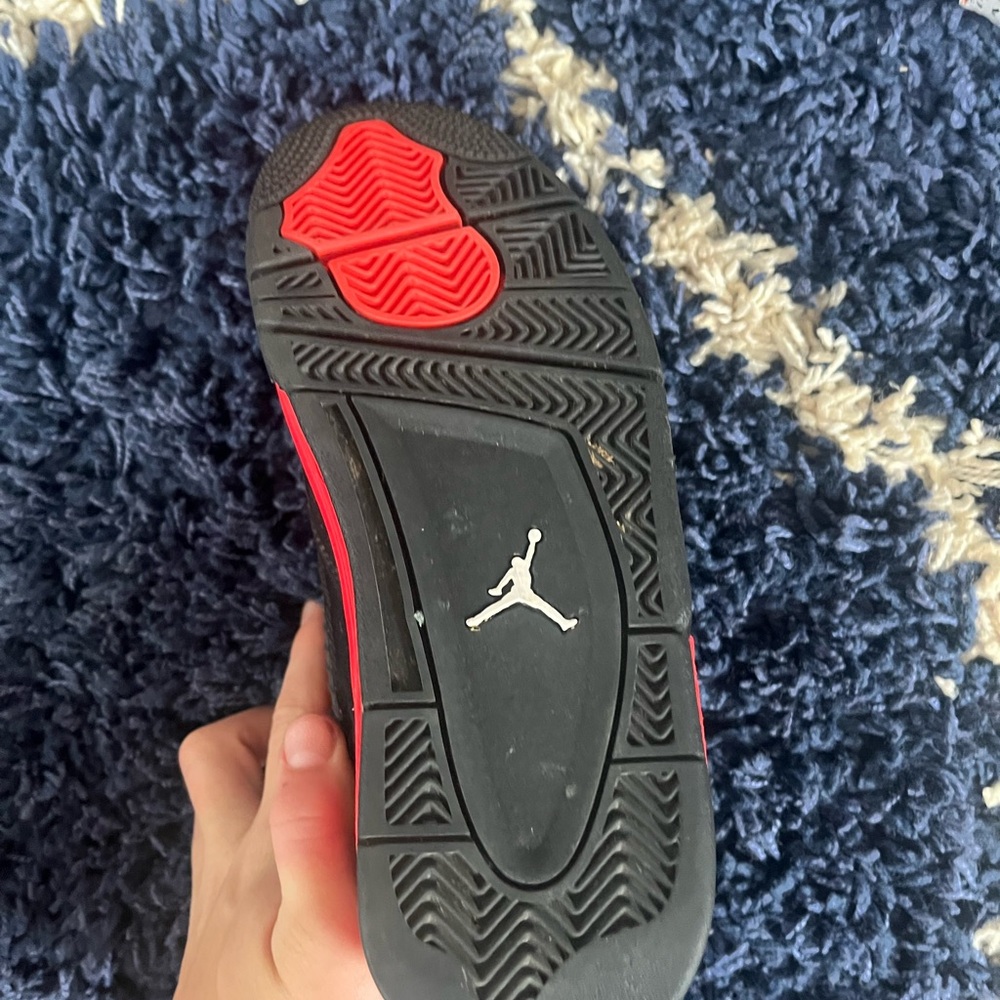 Air Jordan 4 Retro GS 'Red Thunder' Sneakers